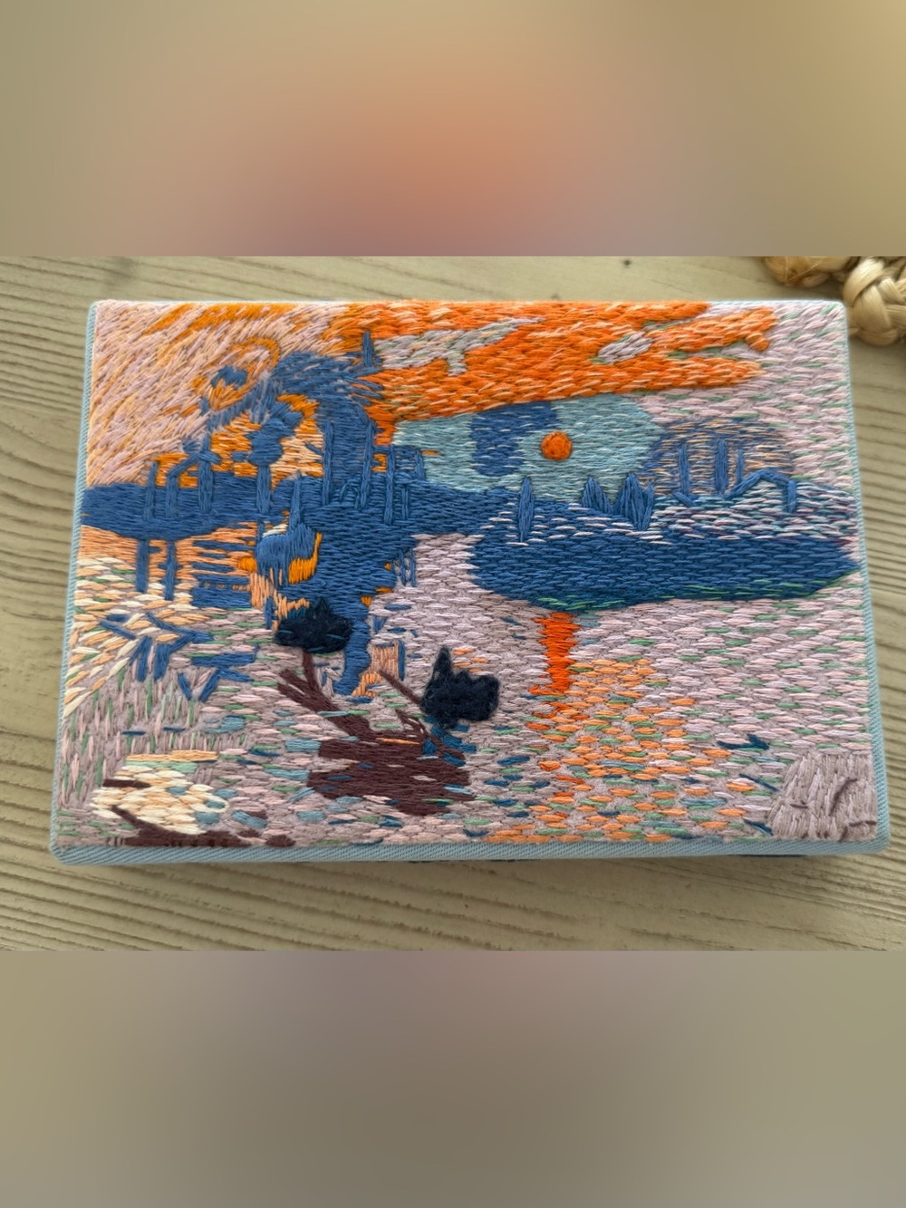 Olympia Le-Tan Monet Embroidered Clutch Purse - Picture 10 of 12